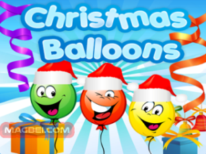 Christmas Balloons Game