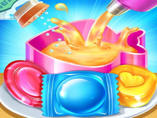 Sweet Candy Maker Lollipop Gummy Candy Game