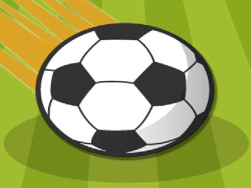 Image of a gleaming soccer ball, ready to score in Goal game online.