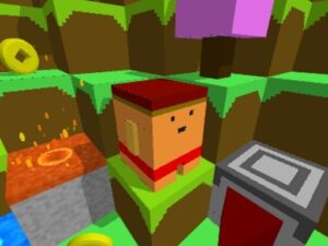 Blocky Rush Downhil unblockedl