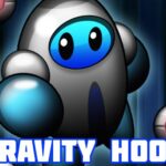 Image of the physics-based game Gravity Hook unblocked: pixelated little Boot swings from his grappling hook.