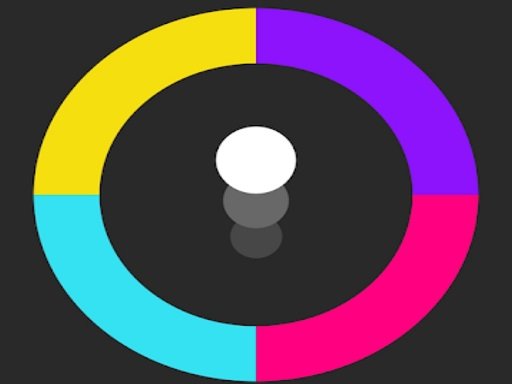 Image of a brightly colored circle divided into segments, ready for a color-matching challenge.