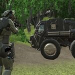 Image of a fearless survivor armed to the teeth, bracing for the ultimate battle in Alien Survival Shooter 2022.