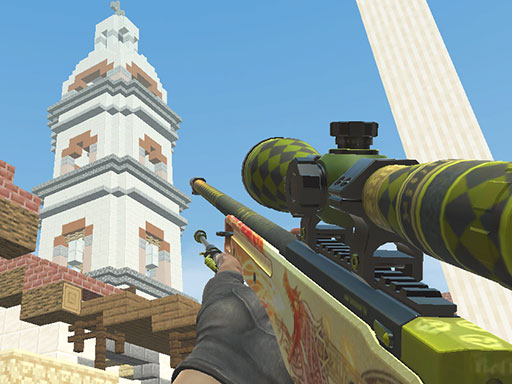 Image of intense gameplay in Counter Craft 3: carbine aimed, strategy in motion, pixels in chaos. The battleground unfolds!