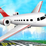 Image of an aircraft soaring through the air – your chance to be a virtual pilot!