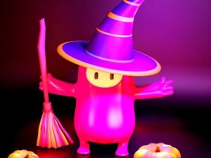 Fall Guys Halloween Puzzle Game Online