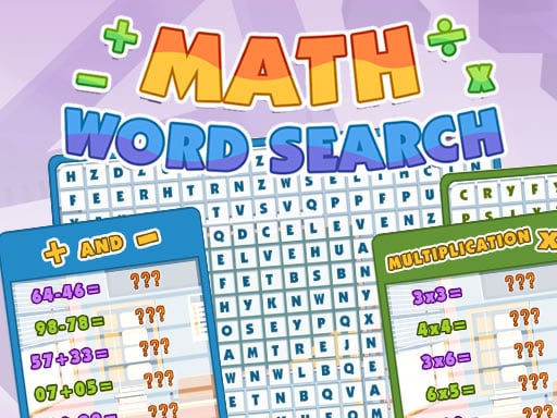 Math Word Search game online