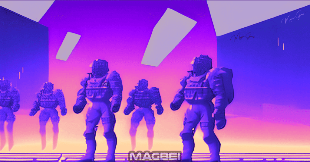 Image of a futuristic gaming experience awaits as a team of players, adorned in sleek cybernetic wetsuits, embarks on an exhilarating virtual reality adventure. Get ready to dive into the captivating realm of online multiplayer gaming with this cutting-edge depiction from the "20 Most Popular Multiplayer Browser Games Online" article.