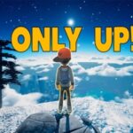 Image of a youthful character standing against a backdrop of a serene blue sky adorned with fluffy clouds in Only Up! game.