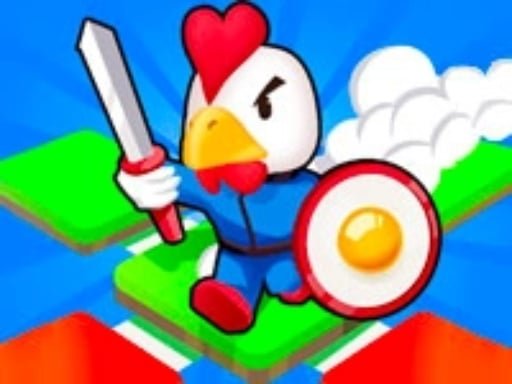 Image of the fearless rooster geared up for an epic adventure in City Takeover 3D.