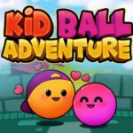 Image of Kid Ball Adventure's adorable protagonist, Kid Ball, affectionately bound to his love, embarking on an epic journey.