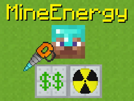 Image of a pixelated character geared up for some serious mining adventure in MineEnergy.fun.