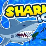 Image of a ravenous shark prowling the depths of the ocean.