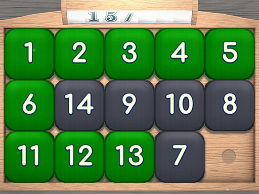 Image of captivating number blocks awaiting your strategic slide and swap mastery.