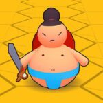 Image of a sumo warrior gearing up for a belly-bumping adventure in Sumo Battle! Game.