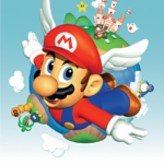 Super Mario 64 - flying Mario