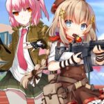 Image of dynamic duet, armed and fierce in Hot Girl Shooter – gaming glam meets firepower fun!