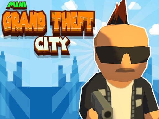 Image of a punk-dressed rebel rocking stylish sunglasses, capturing the essence of Mini Grand Thef City's audacious vibes.