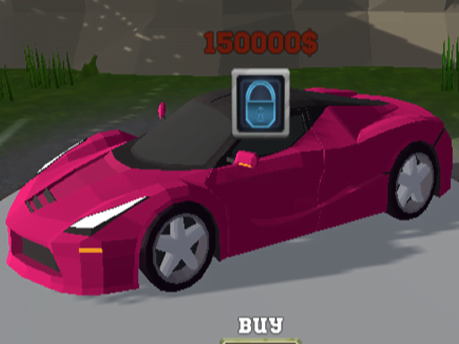 Image of a scorching scarlet Ferrari waiting to be unleashed in CrazyCars, your key to turbocharged excitement!