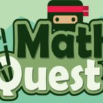 Image of a ninja leaping across bamboo platforms representing mathematical levels.