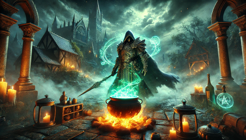 Image of a person walking towards a bright sunrise, surrounded by a vast mountain landscape.