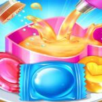 Sweet Candy Maker Lollipop Gummy Candy Game