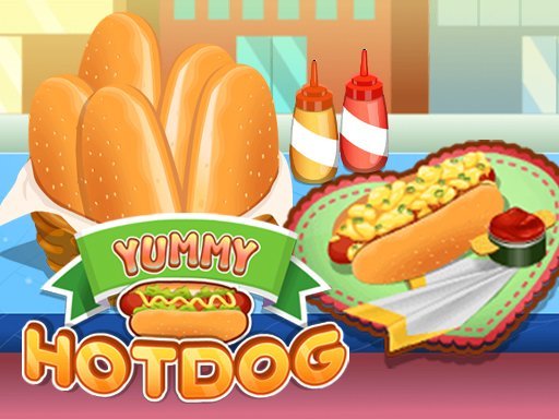 Image of mouthwatering hotdogs nestled in soft, golden bread, adorned with a symphony of tantalizing sauces.