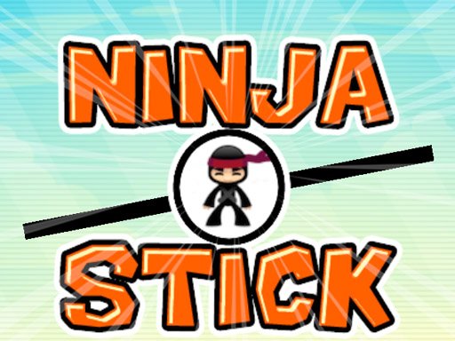 Image of a nimble ninja with a slender, elongated stick in the background.