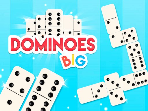 Image of a vibrant light blue background adorned with a pattern of dominoes, showcasing the essence of this classic game in a colorful display.