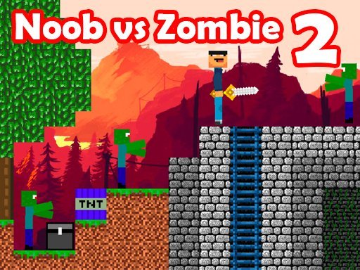 Noob vs Zombie 2 game online free