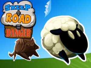 Sheep + road = Danger Game Online