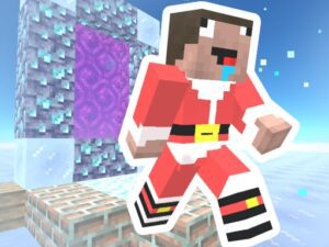 Noob Steve Christmas game online
