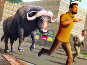 Angry Bull Attack Wild Hunt Simulator game online