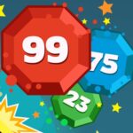 Image of vibrant and challenging gameplay of Super Ball Blast with colorful numbered balls ready to be destroyed. Get your blasting skills ready!