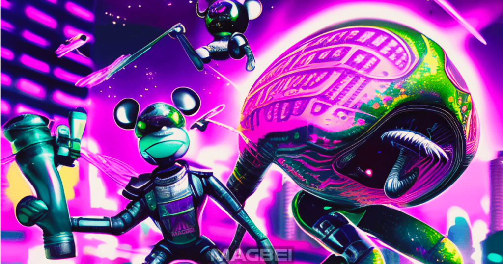 Image of a whimsical and futuristic scene depicting an alien invasion, with one of the aliens sporting an endearing resemblance to a cute animal. The chaos unfolds in a bustling city, filled with excitement and commotion. The image is bathed in a captivating purple hue, creating an otherworldly ambiance. This striking image perfectly aligns with the article section, "The Top 20 Casual Games You Can't Help but Love (and Laugh At)." Prepare to explore a collection of delightful and entertaining casual games that are sure to capture your heart and tickle your funny bone. Immerse yourself in the laughter and enjoyment. Dive into the article now and discover the top casual games you won't be able to resist!