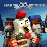 Image of three eccentric characters brimming with madness, geared up and ready for an explosive battle royale in Mad GunZ Online Game.