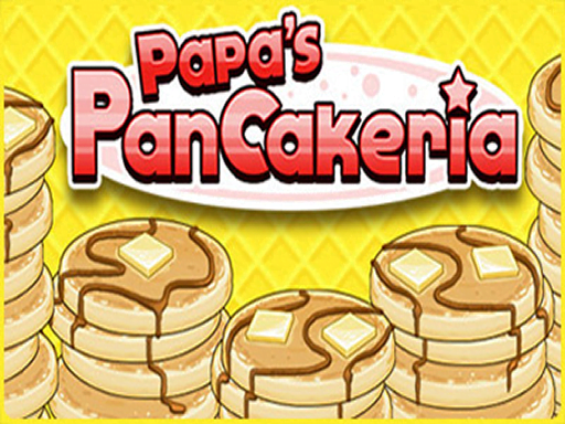 Image of a mouthwatering tower of fluffy pancakes topped with delectable ingredients, inviting you to dive into the scrumptious world of Papa's Pancakeria game.