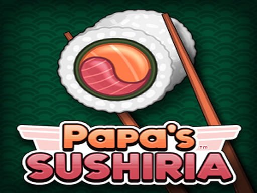 Image of a mouthwatering Huramaki sushi roll garnished with fresh ingredients, served alongside elegant chopsticks, ready to satisfy your virtual cravings in Papa's Sushiria game.
