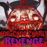Image of a sinister, blood-soaked demonic train, exuding spine-chilling terror in Choo Choo Charles Revenge game.