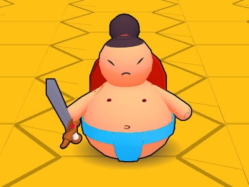 Image of a sumo warrior gearing up for a belly-bumping adventure in Sumo Battle! Game.