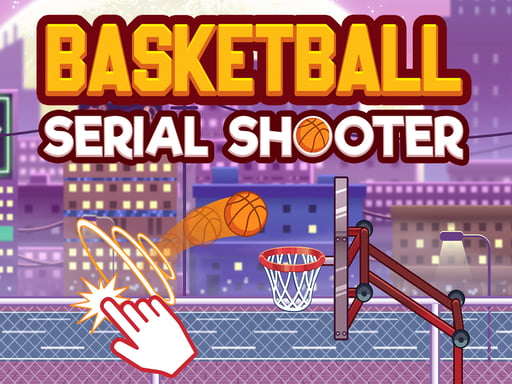 Image of an electrifying basketball arena, setting the stage for the thrilling Basketball Serial ShooterGame action.