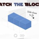 Image of a captivating block suspended in the air, enticing players to dive into the delightful challenge of Match the Blocks game.