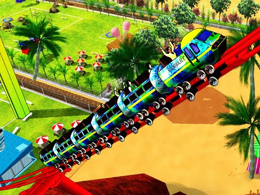 Image of a roller coaster cart climbing a steep track, ready to plunge into a thrilling drop.