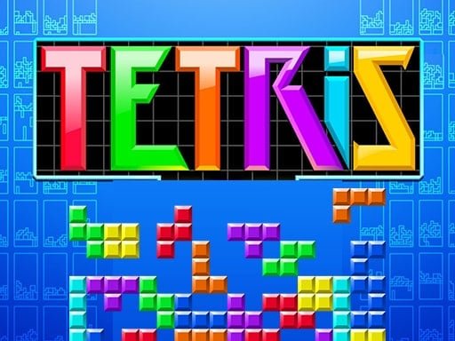 Image of vibrant Tetris gameplay, with colorful tetriminos cascading down the screen in a mesmerizing display of puzzle mastery.
