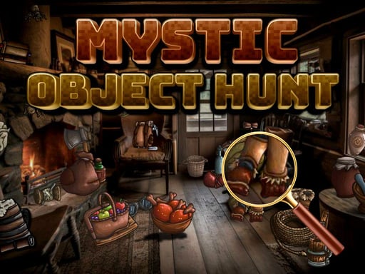Image of a cluttered ancient chamber filled with hidden objects, perfect for the Mystic Object Hunt game.