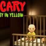 Image of the Scary Baby in Yellow, a wide-eyed infant with a mischievous grin and a yellow onesie.