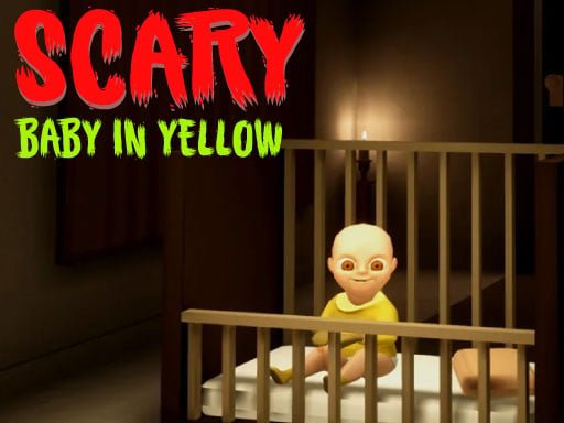 Image of the Scary Baby in Yellow, a wide-eyed infant with a mischievous grin and a yellow onesie.
