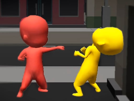 Image of a red hothead and a cool cucumber facing off in a classic Stickman fight!