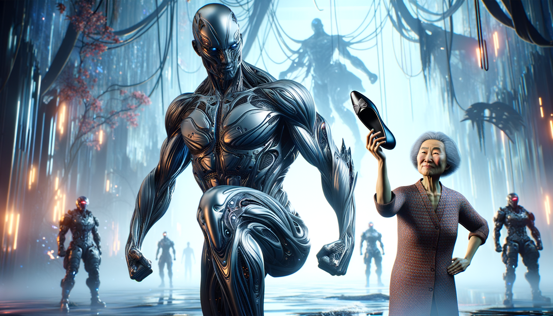 Mortal Kombat 1: T-1000 Gameplay Reveal Stunned by Madam Bo’s Savage Slipper Attack!